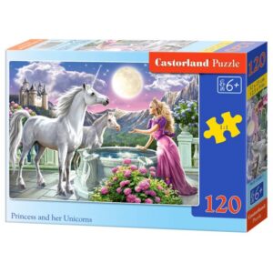 Puzzle 120el. princess unicorn Zabawki/Puzzle