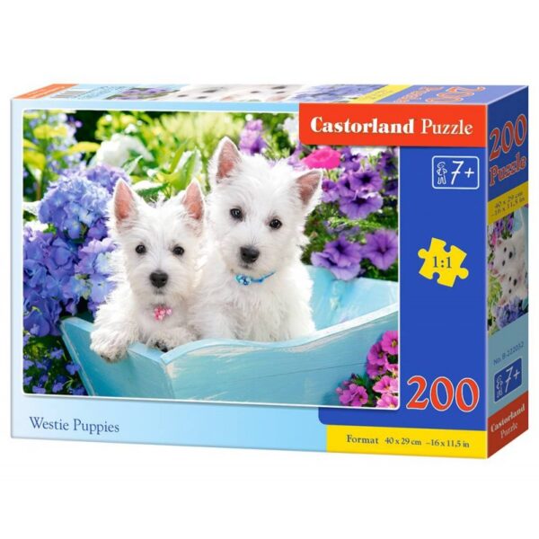 Puzzle 200 westie puppies Zabawki/Puzzle